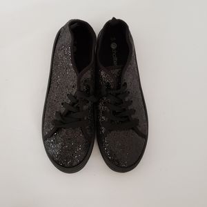 Chatties black sparkly sneakers